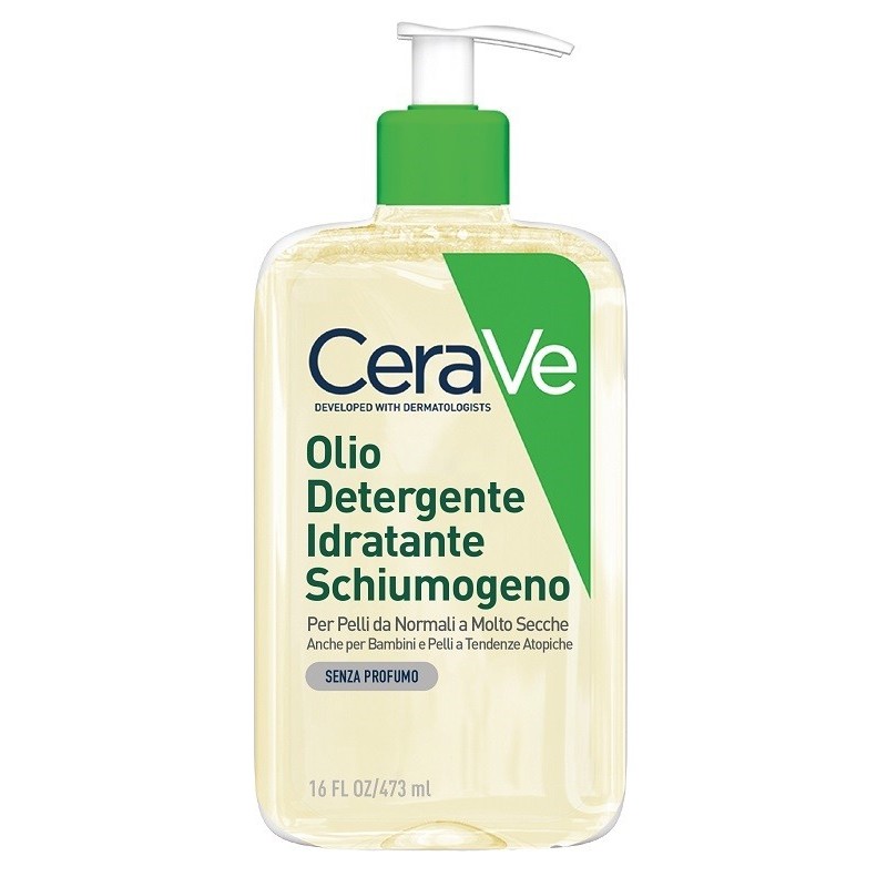 CERAVE OLIO DETERGENTE IDRATANTE SCHIUMOGENO 473 ML