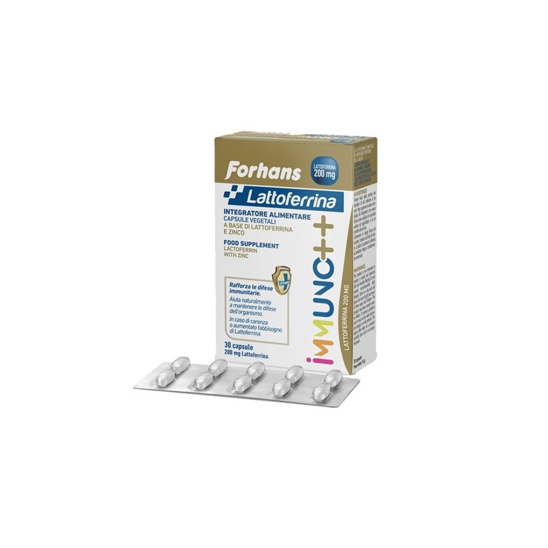 FORHANS LATTOFERRINA IMMUNO++ 200 MG LATTOFERRINA 30 CAPSULE