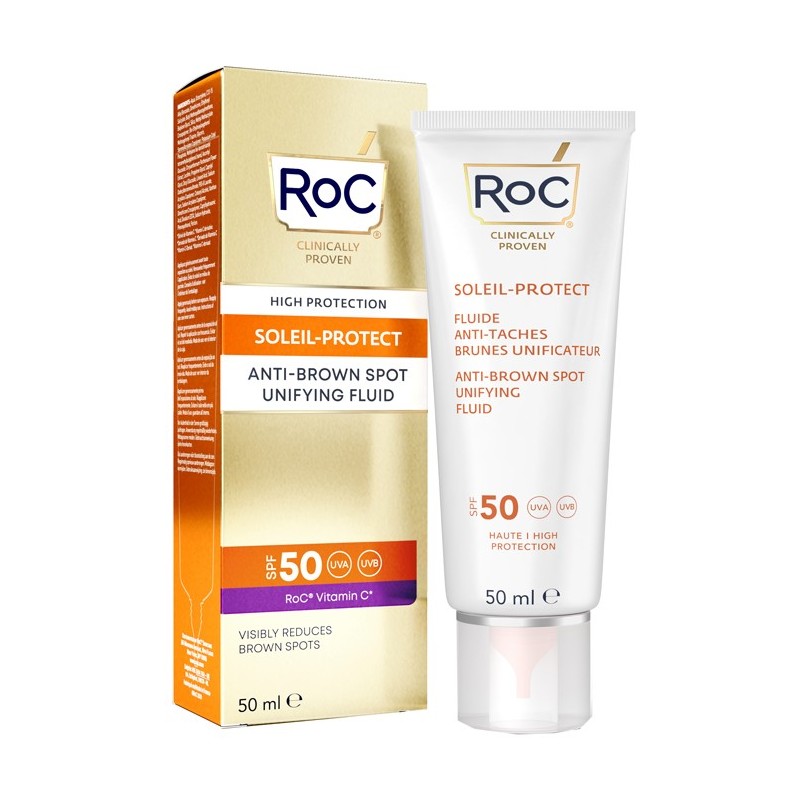 ROC FLUIDO SOLARE VISO SPF 50+ ANTIMACCHIE BRUNE  50 ML