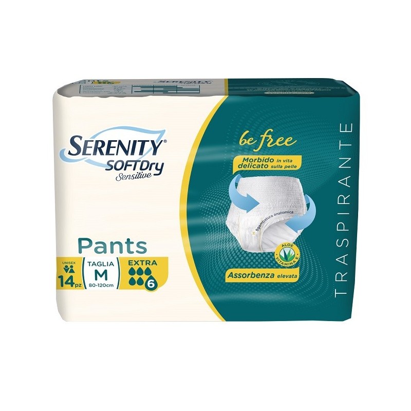 SERENITY PANTS SD SENSITIVE EXTRA M 14 PEZZI