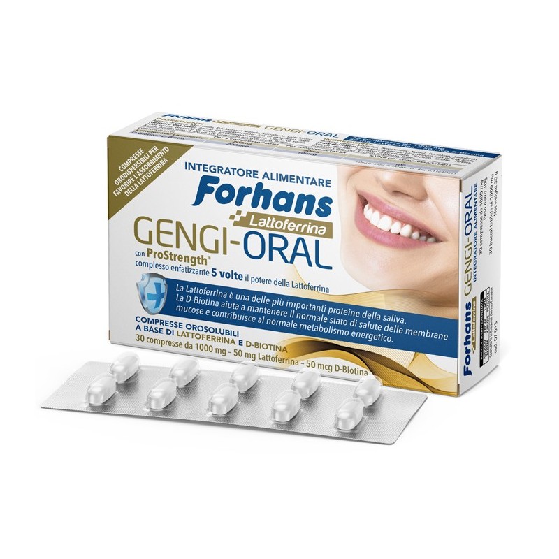 FORHANS LATTOFERRINA GENGIORAL 30 COMPRESSE