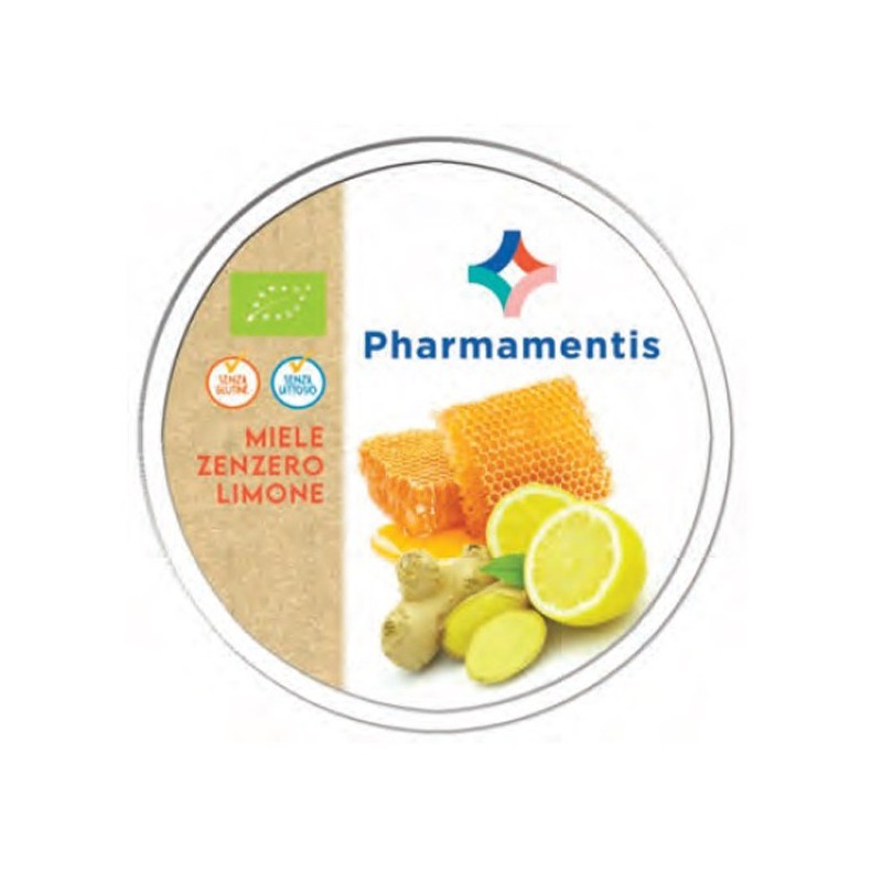 PHARMAMENTIS CARAMELLE BIO MIELE-ZENZERO-LIMONE 50 G