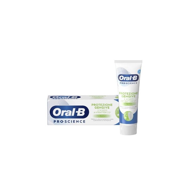 ORALB PROTZIONE GENGIVE E SCUDO ANTIBATTERICO SBIANCANTE 75 ML