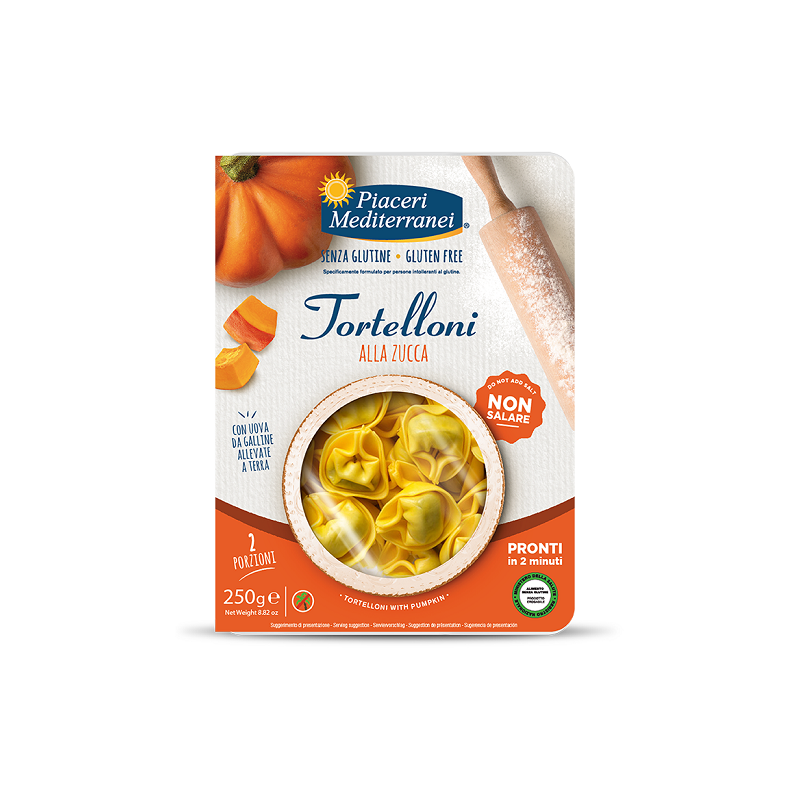PIACERI MEDITERRANEI TORTELLONI ZUCCA 250 G