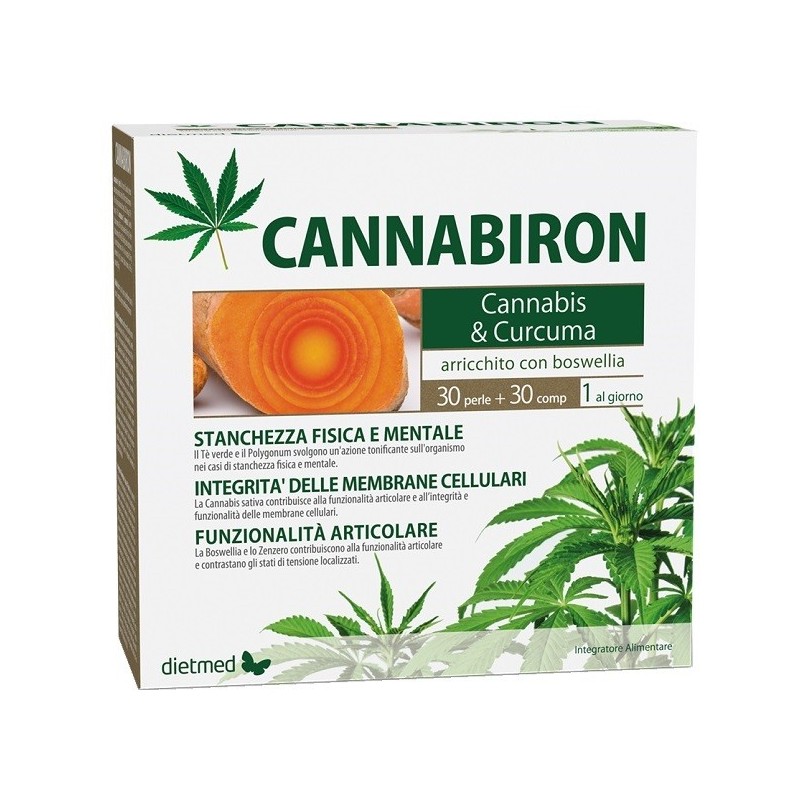 CANNABIRON 30 PERLE + 30 COMPRESSE