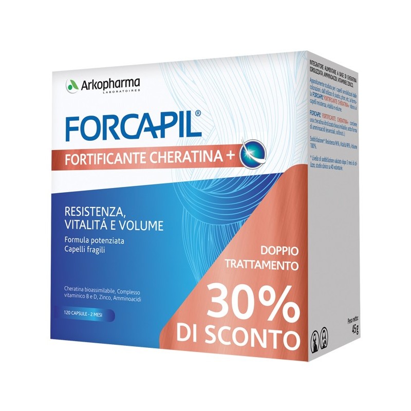 FORCAPIL FORTIFICANTE CHERATINA+ PROMO 120 CAPSULE PREZZO SPECIALE