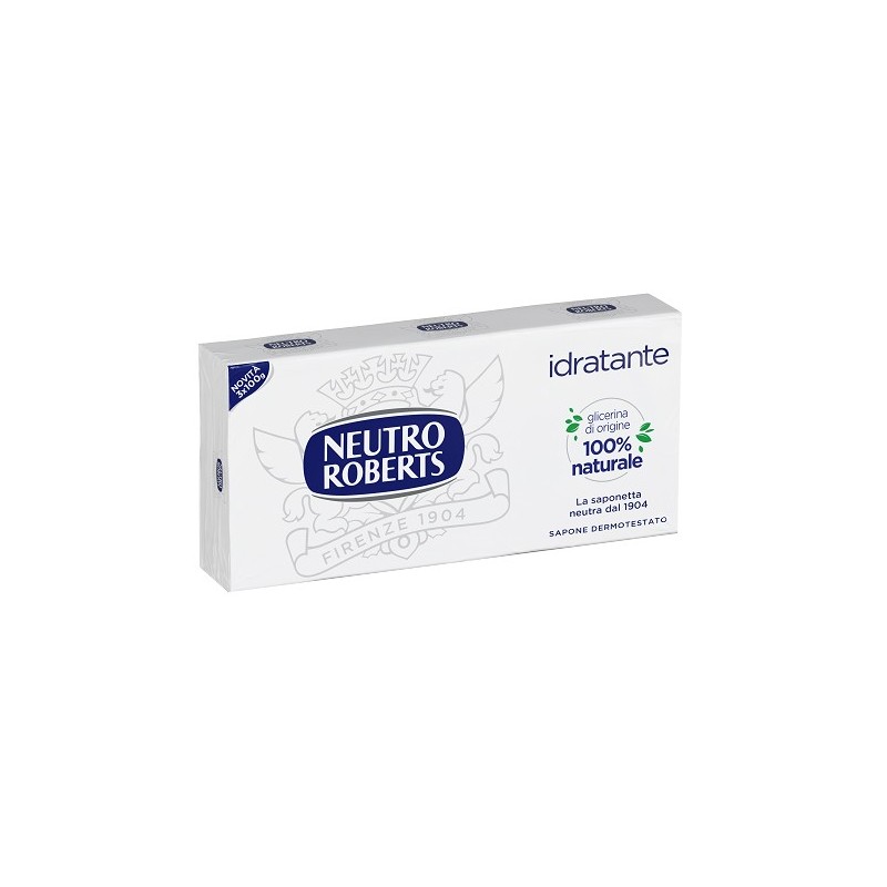 NEUTRO ROBERTS SAPONE SOLIDO TRIS 3 PEZZI DA 100 G