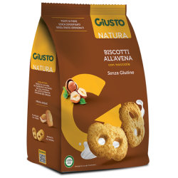 GIUSTO SENZA GLUTINE BISCOTTI AVENA CON NOCCIOLE 250 G