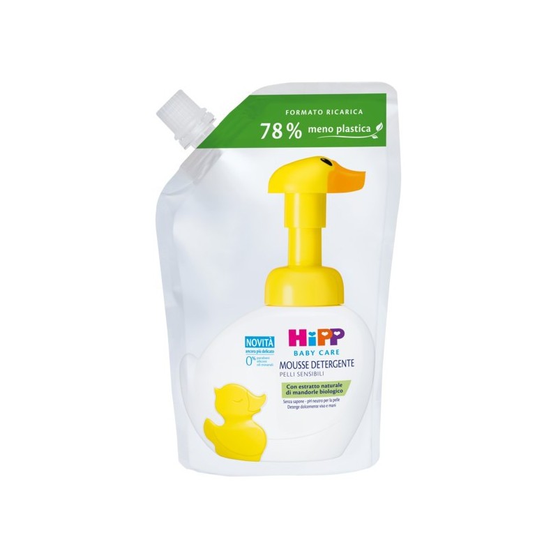 HIPP BABY CARE RICARICA MOUSSE DETERGENTE PAPERELLA FUN 250 ML