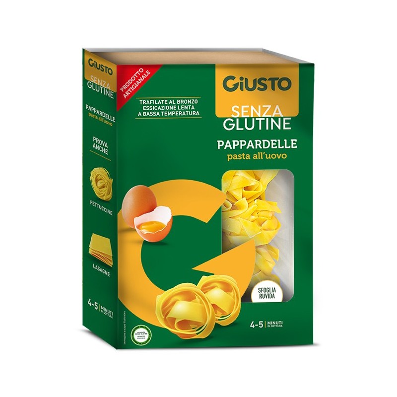 GIUSTO SENZA GLUTINE PAPPARDELLE ALL'UOVO 250 G