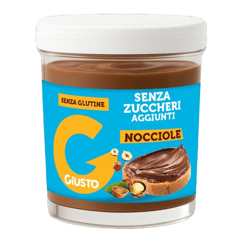GIUSTO SENZA ZUCCHERO CREMA GIANDUIA NOCCIOLE 200 G