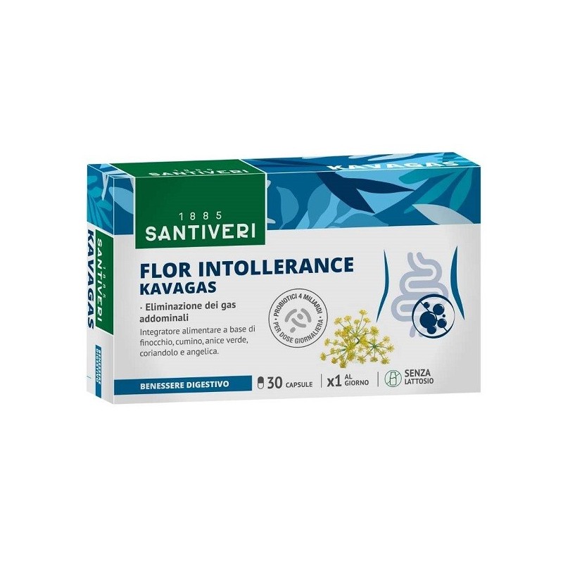 FLOR INTOLLERANCE KAVAGAS 30 CAPSULE