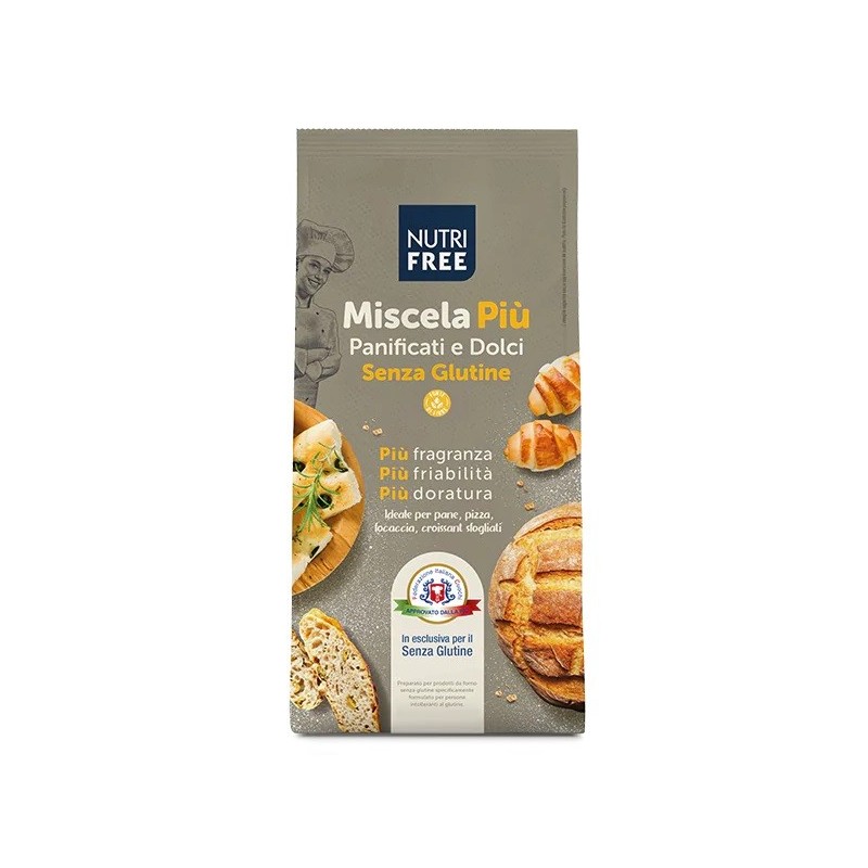 NUTRIFREE MISCELA PIU' PANIFICATI E DOLCI 1 KG