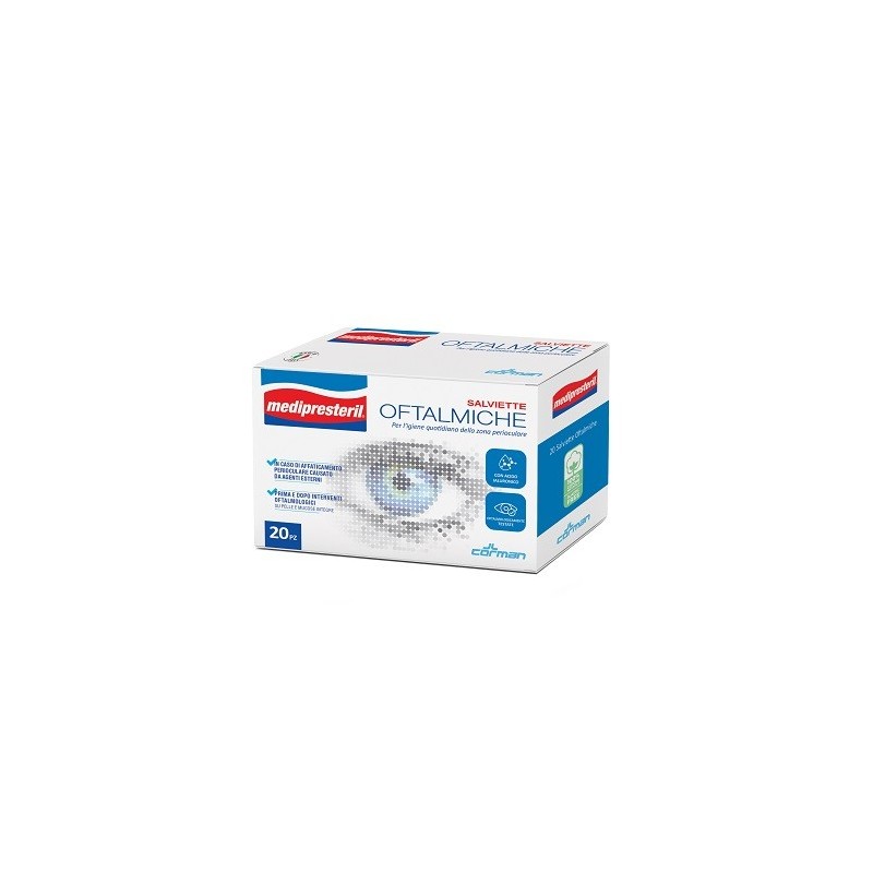 MEDIPRESTERIL SALVIETTE OFTALMICHE 20 PEZZI PROMO