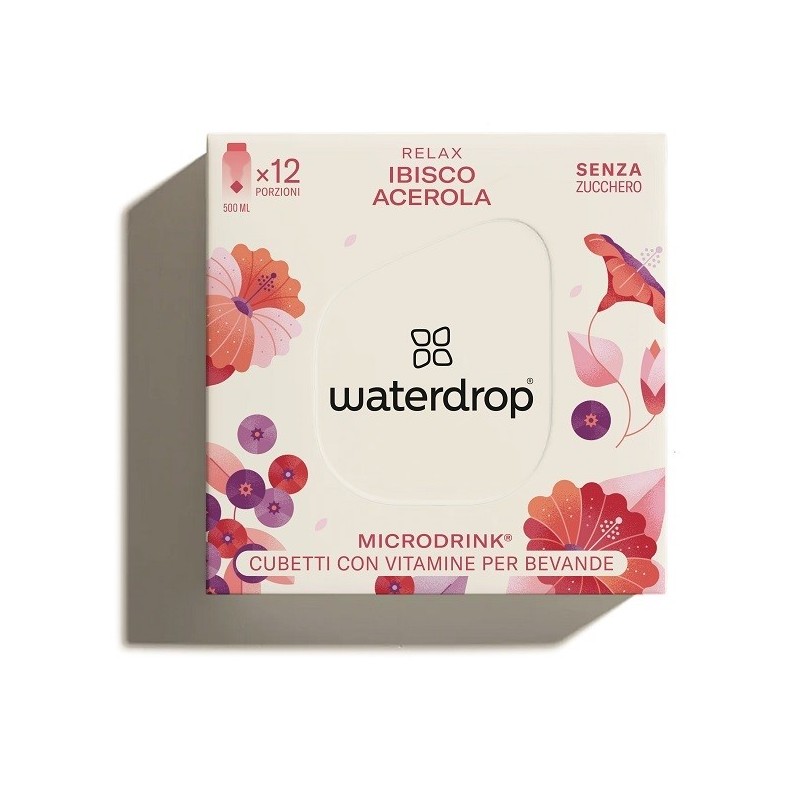 WATERDROP MICRODRINK RELAX 12 CUBETTI
