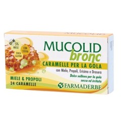MUCOLID BRONC MIELE & PROPOLI 24 CARAMELLE
