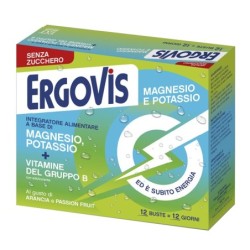 ERGOVIS MG+K VITAMINE B SENZA ZUCCHERO 12 BUSTINE