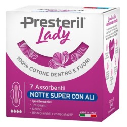 LADY PRESTERIL ASSORBENTI NOTTE SUPER ALI 7 PEZZI