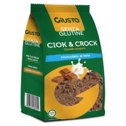 GIUSTO SENZA GLUTINE CIOK&CROCK CEREALI RICOPERTI DI CIOCCOLATO AL LATTE 125 G