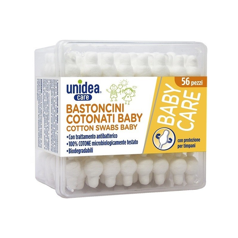 UNIDEA BASTONCINI COTONATI BABY 56 PEZZI
