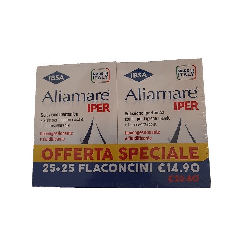 ALIAMARE IPER 25 + 25 FLACONCINI 5 ML BIPACCO