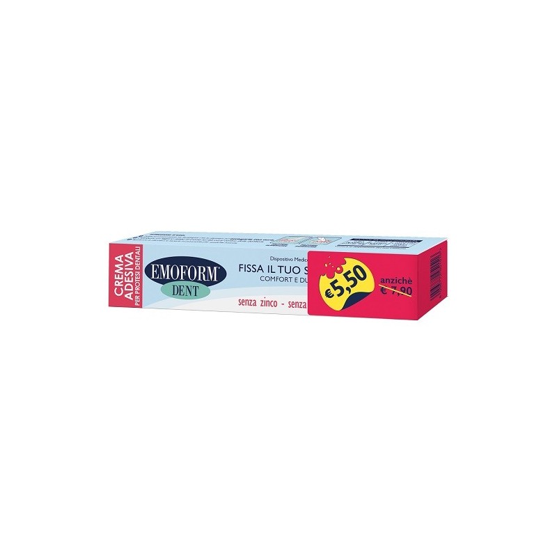 CREMA ADESIVA EMOFORM DENT PER PROTESI DENTALE 45 G TAGLIO PREZZO