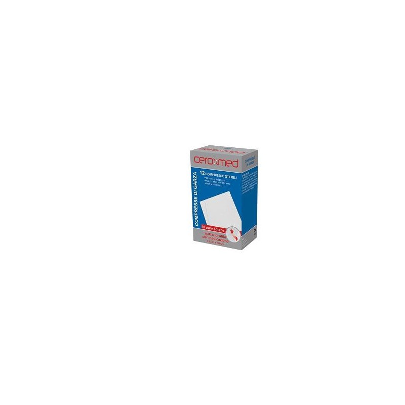 GARZA IDROFILA CEROXMED 36X40 IN COTONE 12 PEZZI