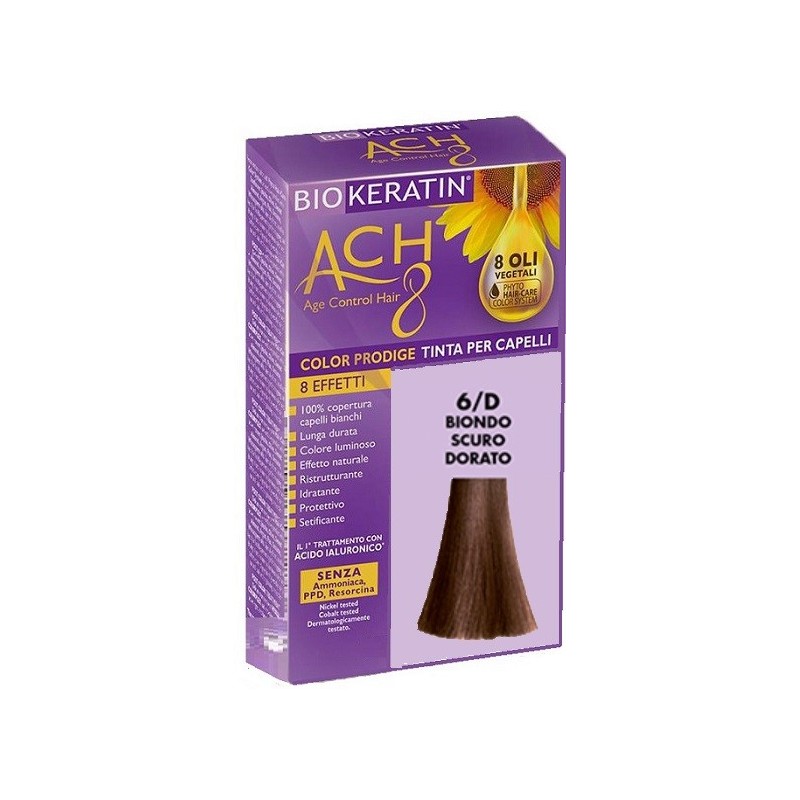BIOKERATIN ACH8 COLOR PRODIGE 6/D BIONDO SCURO DORATO