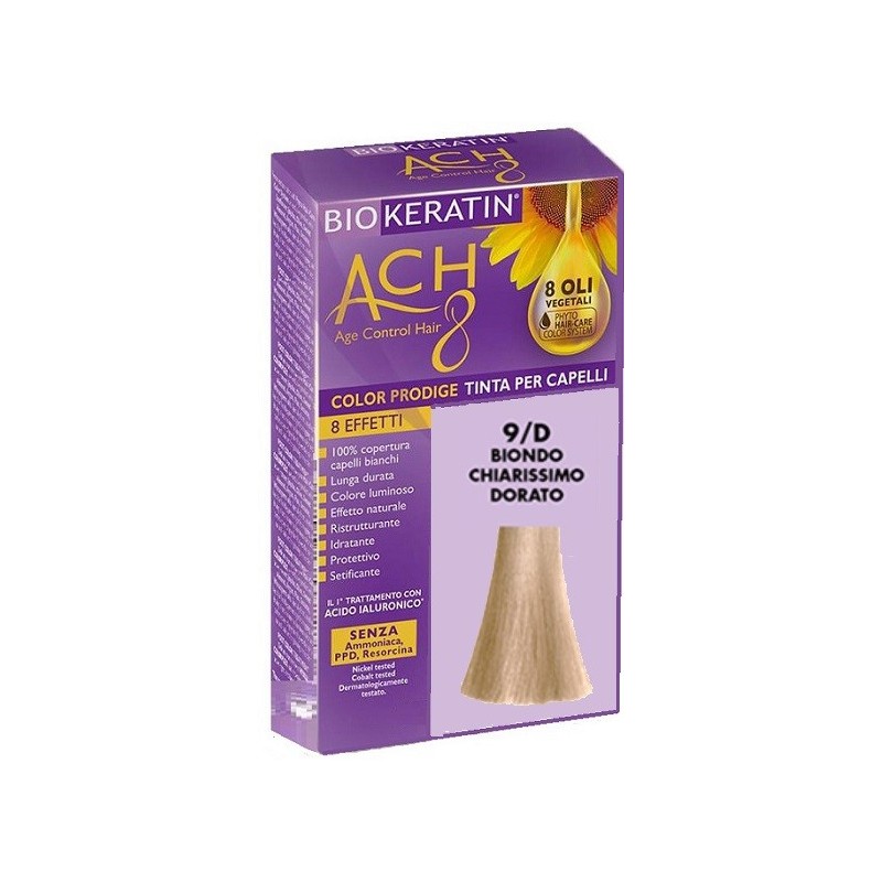 BIOKERATIN ACH8 COLOR PRODIGE 9/D BIONDO CHIARISSIMO DORATO