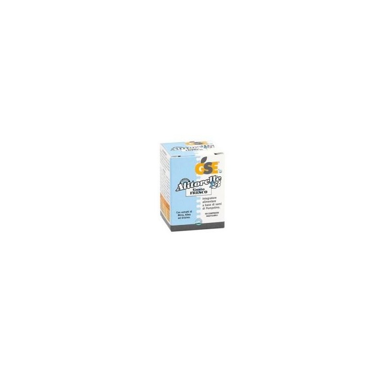 GSE ALITORELLE 1 INTEGRATORE ALIMENTARE GUSTO FRESCO 60 COMPRESSE 27G*