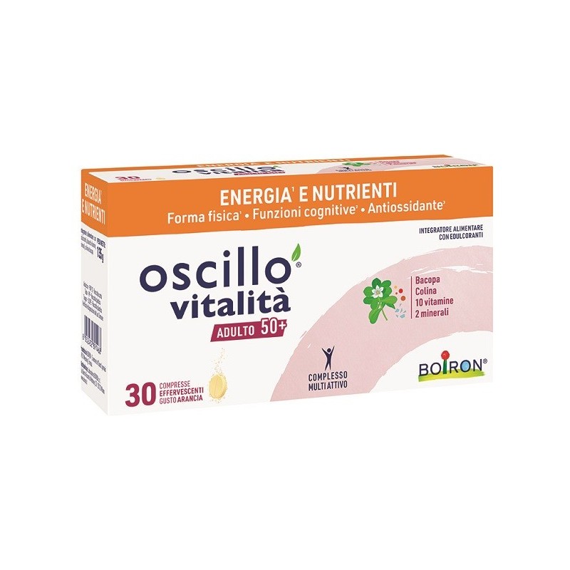 OSCILLO VITALITA' 50+ 30 COMPRESSE EFFERVESCENTI