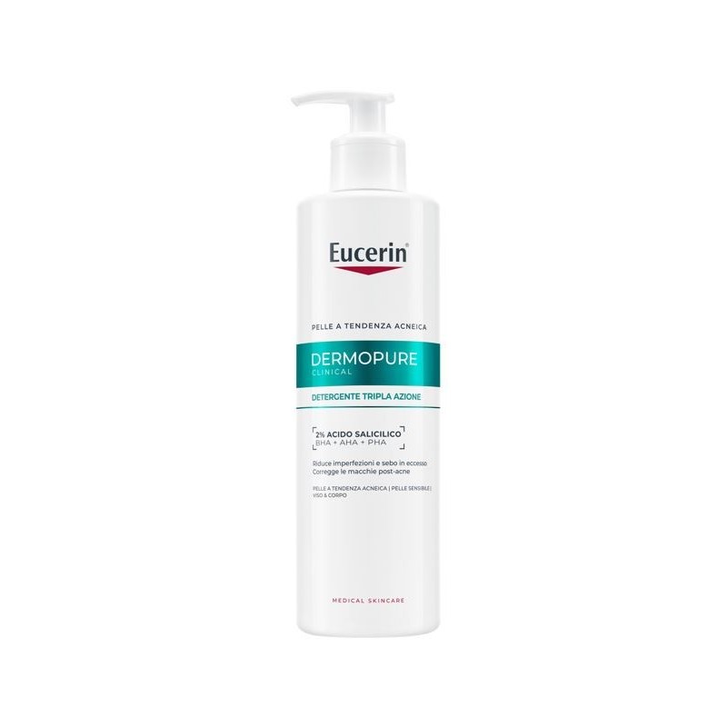 EUCERIN DERMOPURE CLINICAL DETERGENTE TRIPLA AZIONE 400 ML