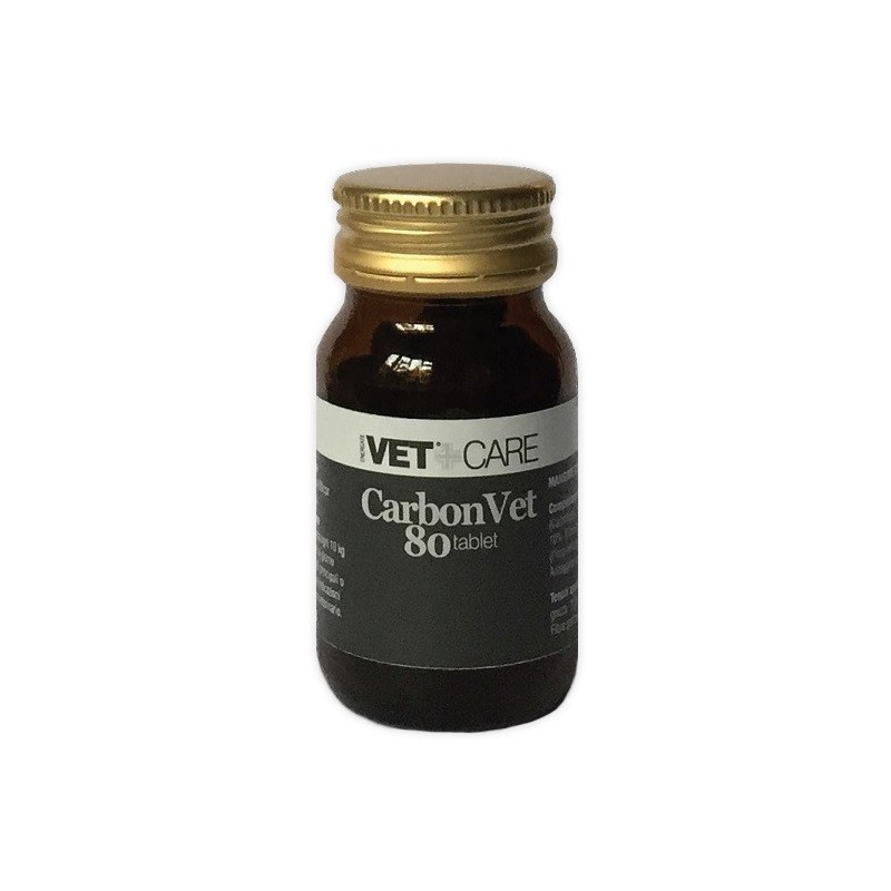 VETCARE CARBONVET 80 COMPRESSE 500 MG