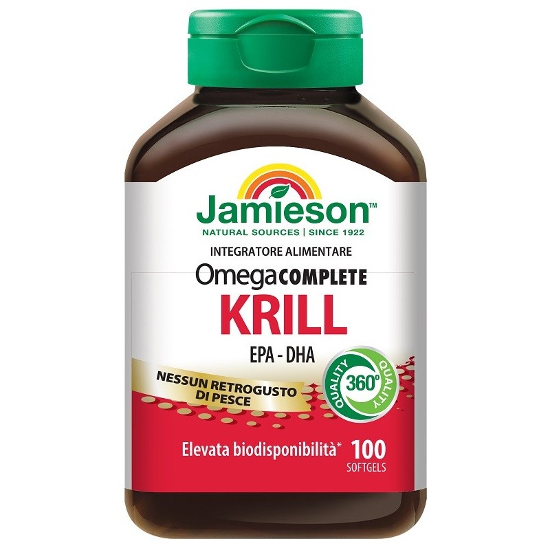 JAMIESON OMEGA COMPLETE PURE KRILL OIL 100 PERLE