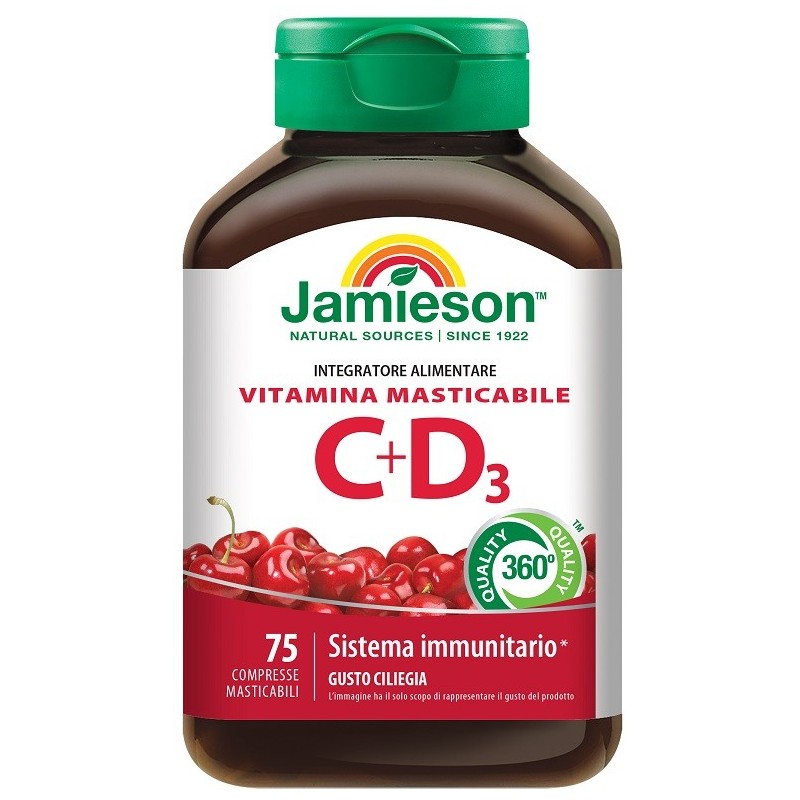JAMIESON VITAMINA C 500 + D 75 COMPRESSE
