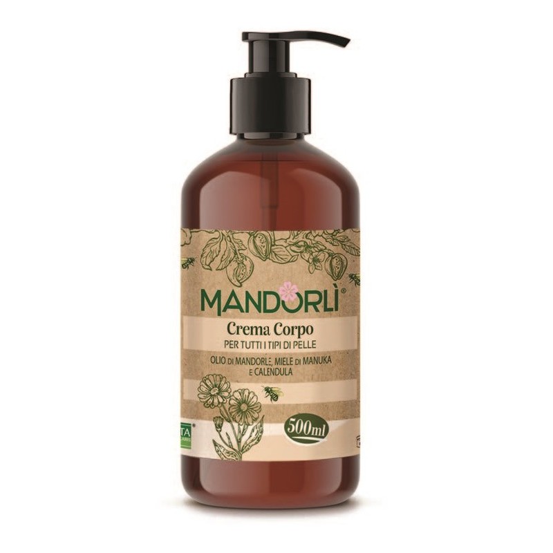 MANDORLI CREMA CORPO PER TUTTI I TIPI DI PELLE 500 ML