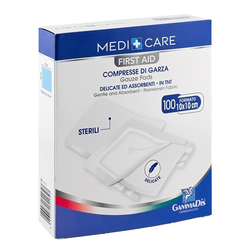 GARZA MEDICARE TNT 10X10 CM 100 PEZZI