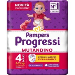 PAMPERS PROGRESSI MUTANDINA MAXI 19 PEZZI