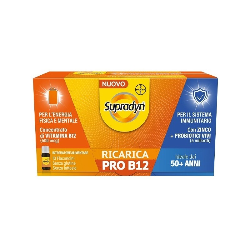 SUPRADYN RICARICA PRO B12 10 FLACONCINI