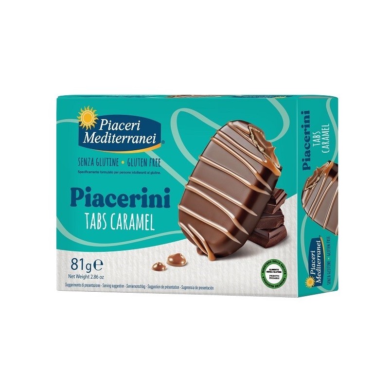 PIACERI MEDITERRANEI PIACERINI TABS CARAMEL 81 G