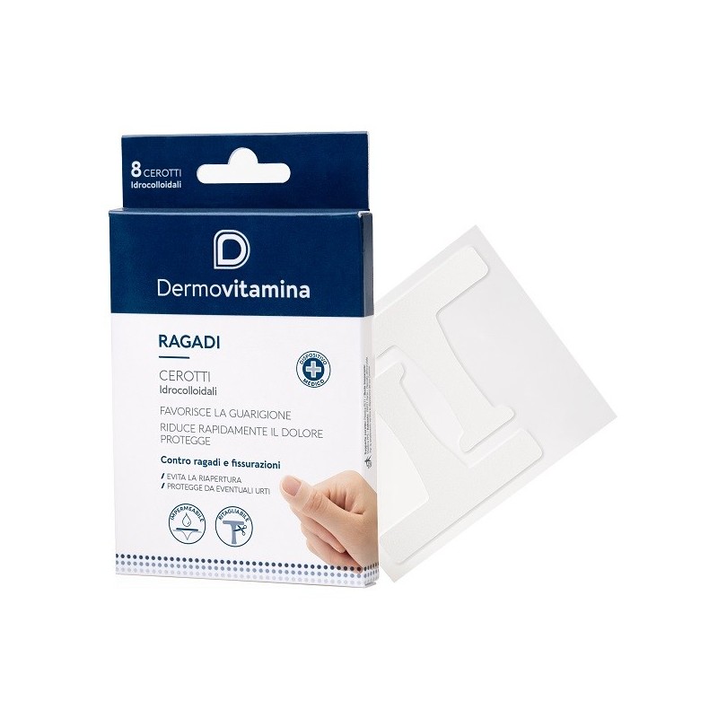 DERMOVITAMINA RAGADI CEROTTI 8 PEZZI