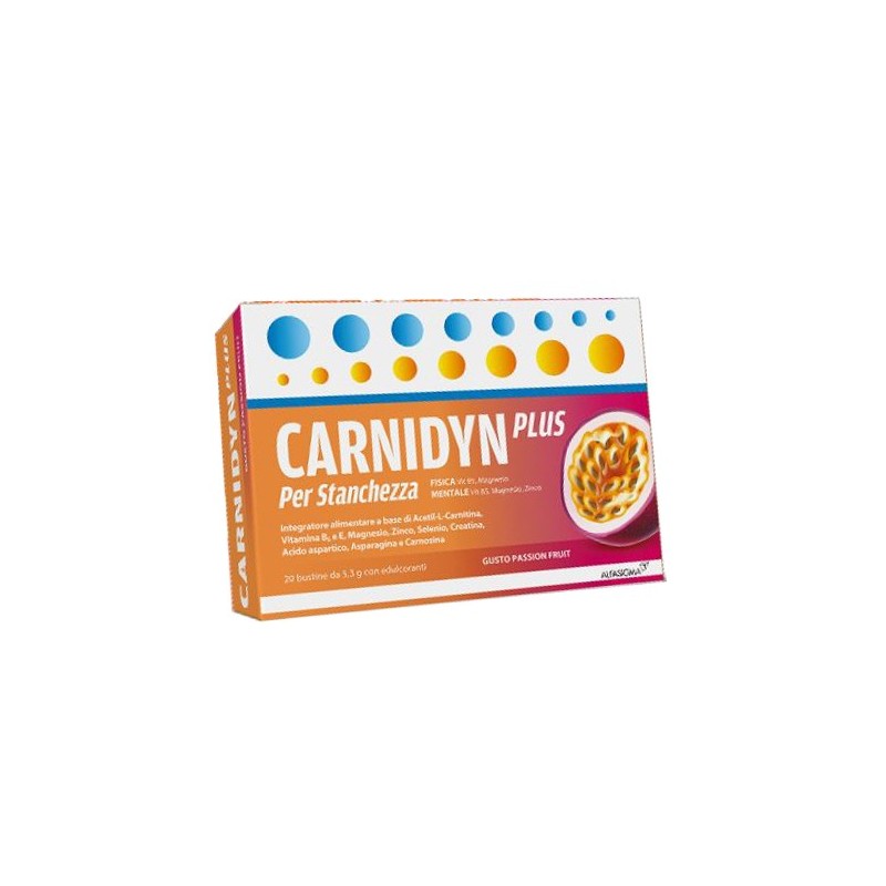CARNIDYN PLUS 20 BUSTINE DA 5,3 G GUSTO PASSION FRUIT