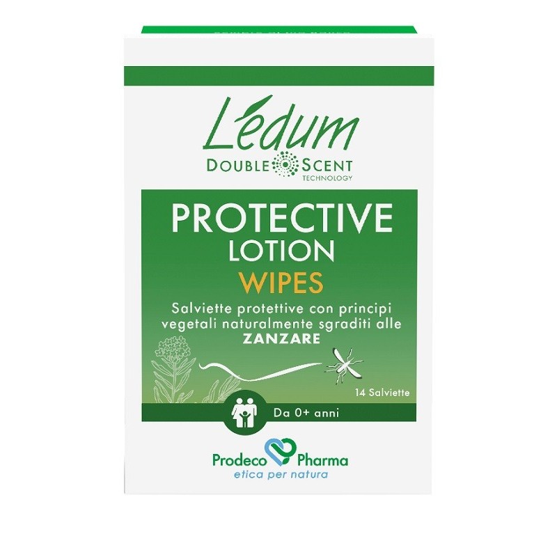 LEDUM DS PROTECTIVE LOTION WIPES 14 PEZZI