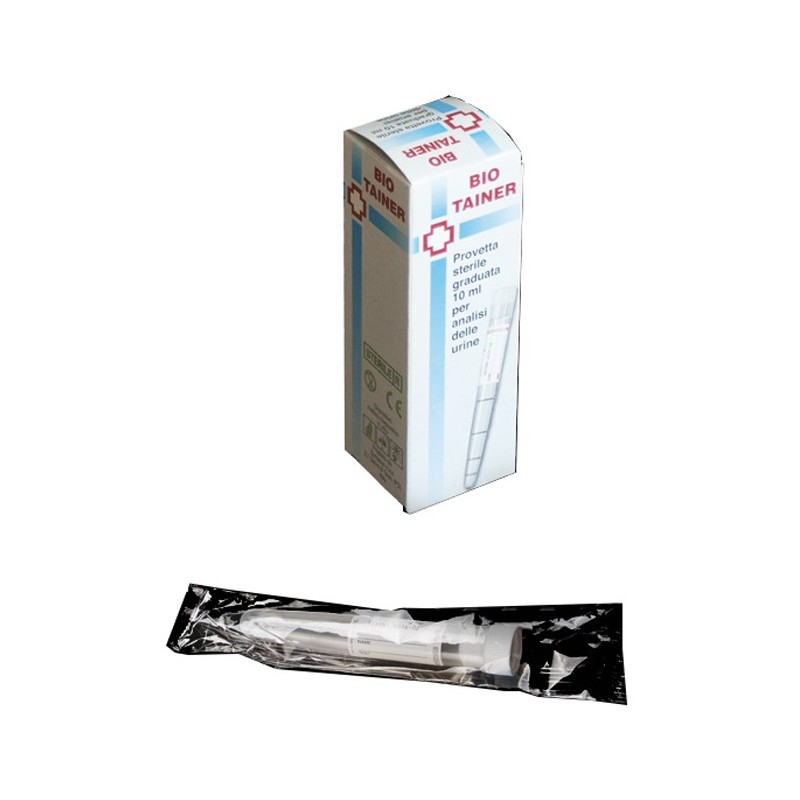 BIO TAINER PROVETTA STERILE PER URINA 10 ML