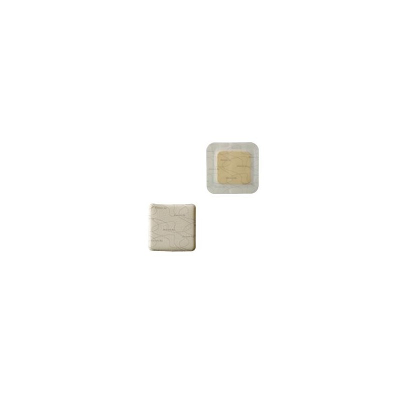 MEDICAZIONE BIATAIN IN SCHIUMA DI POLIURETANO A RILASCIO DI ARGENTO 10X10 CM 5 PEZZI