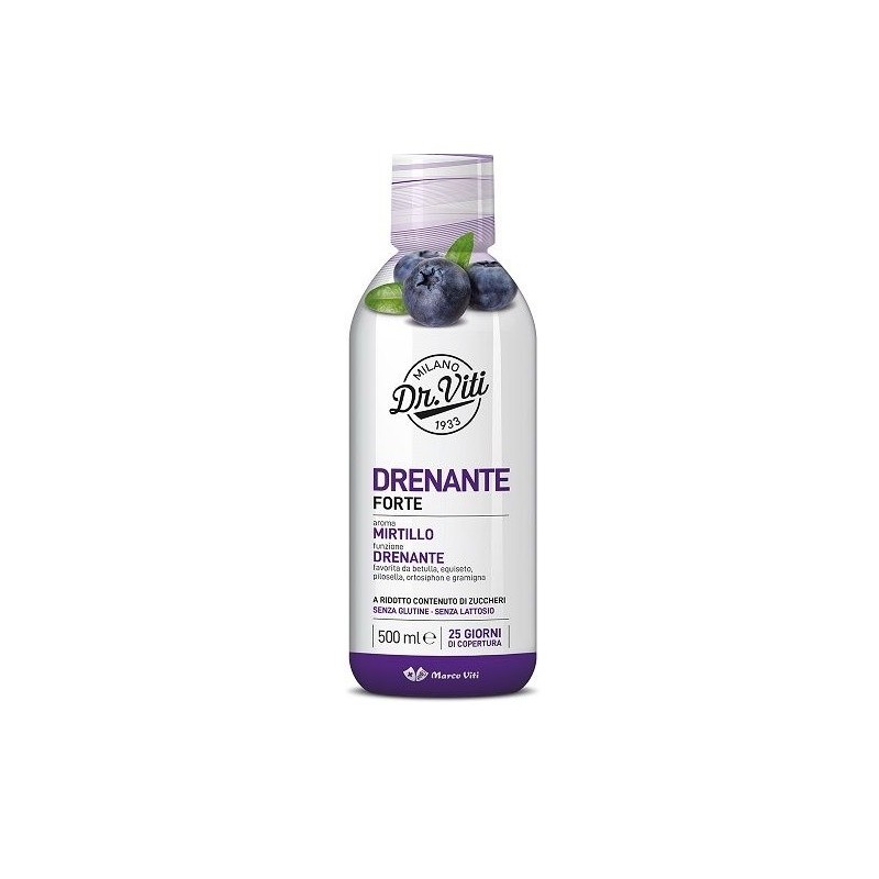 DR VITI DRENANTE FORTE MIRTILLO 500 ML SENZA ZUCCHERI