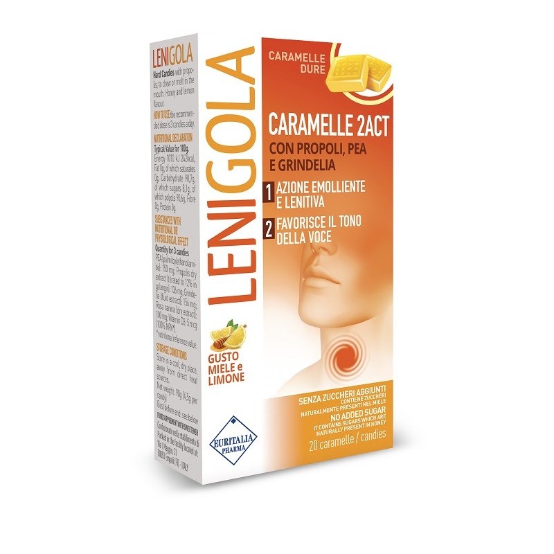 LENIGOLA 2ACT CARAMELLE DURE 20 PEZZI