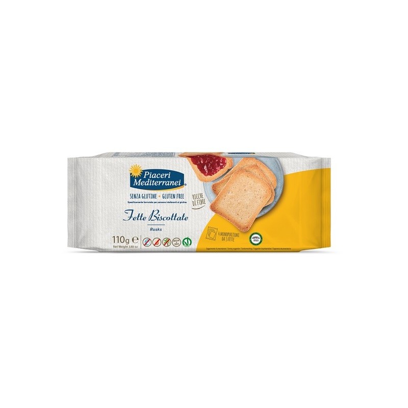 PIACERI MEDITERRANEI FETTE BISCOTTATE 110 G