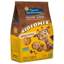 PIACERI MEDITERRANEI CIOCOMIX MINI COOKIES 4 MONOPORZIONI DA 50 G