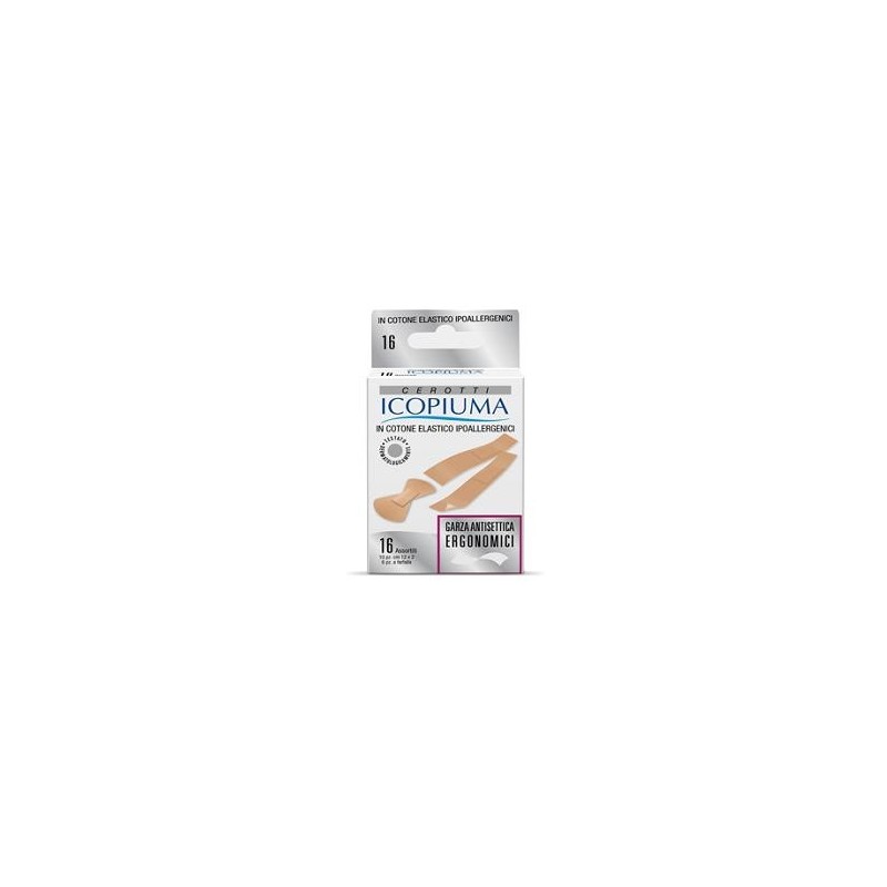 ICOPIUMA CEROTTO ELASTICO ERGONOMICO 16 PEZZI